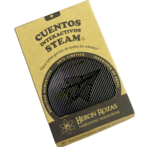 Libro Avioncito de Papel arte cinético scanimation interactivo Heron Rozas narrativa transmedia Perú STEAM educación