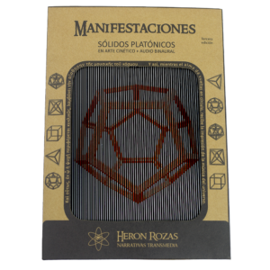 Dodecaedro sólido platónico arte cinético scanimation animación 3D audio binaural ruido blanco éter chakra garganta Heron Rozas